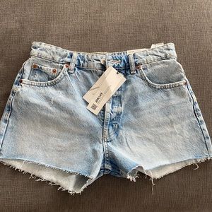 Zara high rise shorts NWT